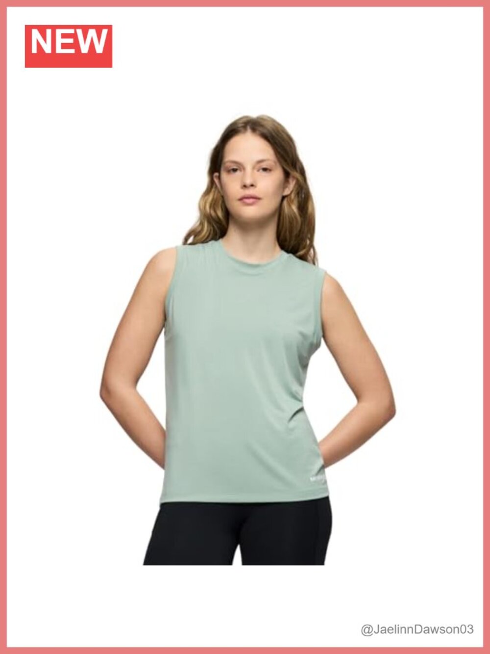 Merrell Tetra Tank Top Recycled Tencel Blend SPF 30 Sleeveless Crew Neck